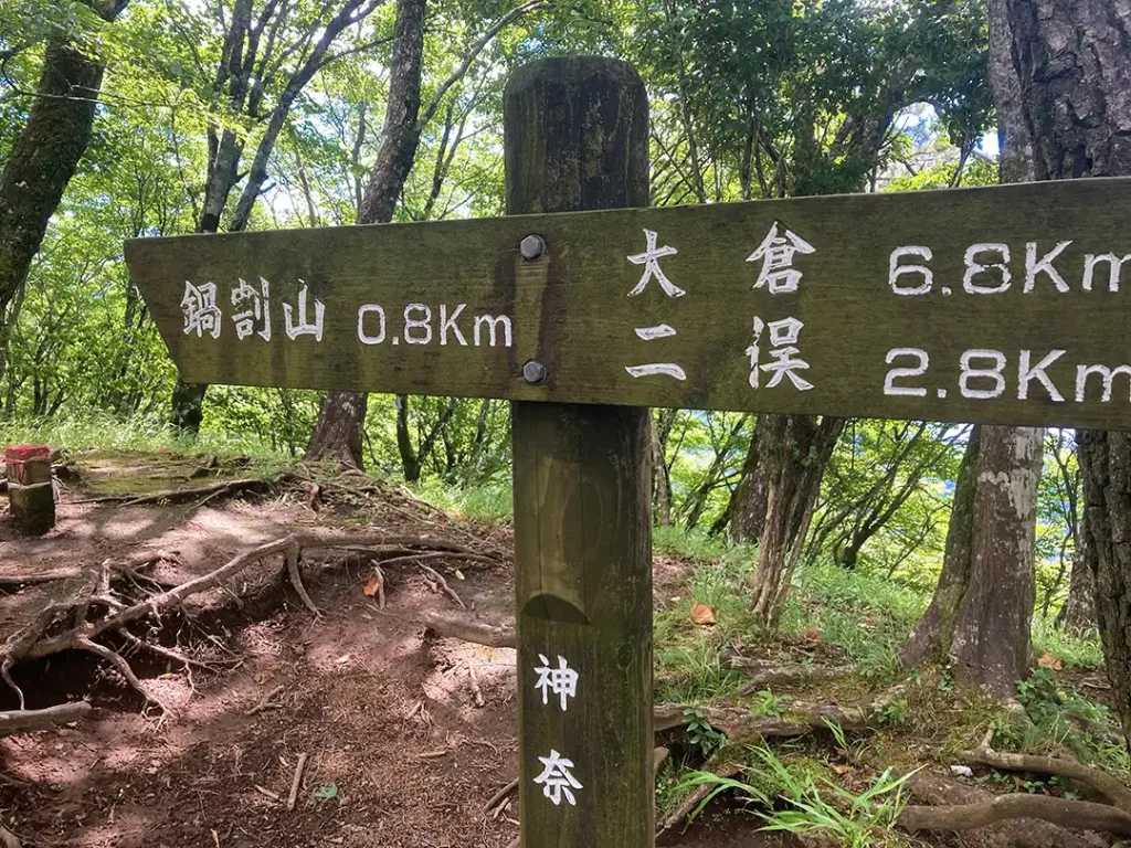 丹沢,鍋割山,塔ノ岳,丹沢山,蛭ヶ岳へ登山