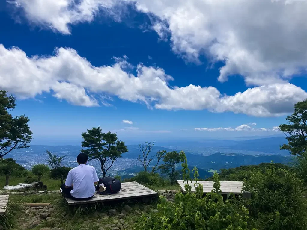 丹沢,鍋割山,塔ノ岳,丹沢山,蛭ヶ岳へ登山