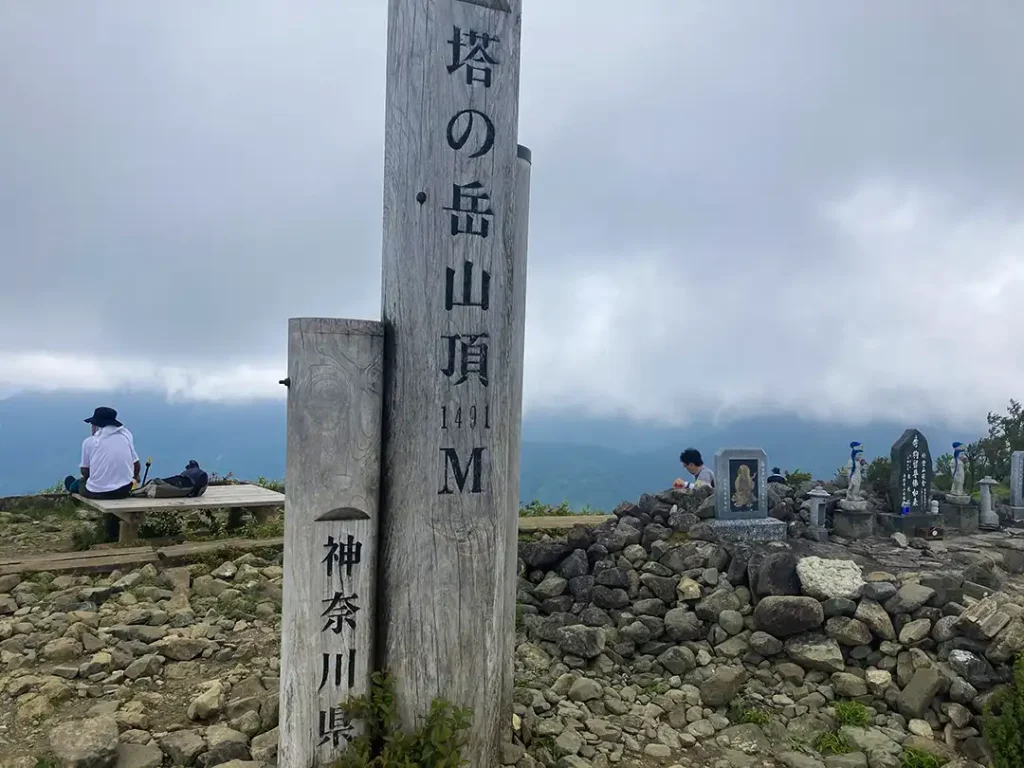 丹沢,鍋割山,塔ノ岳,丹沢山,蛭ヶ岳へ登山