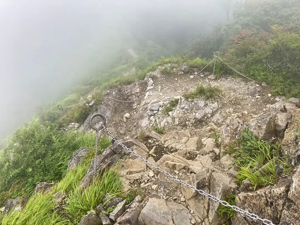 丹沢,鍋割山,塔ノ岳,丹沢山,蛭ヶ岳へ登山