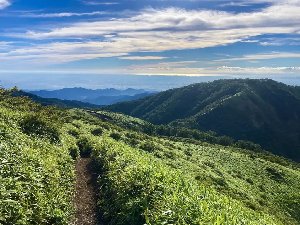 丹沢,鍋割山,塔ノ岳,丹沢山,蛭ヶ岳へ登山